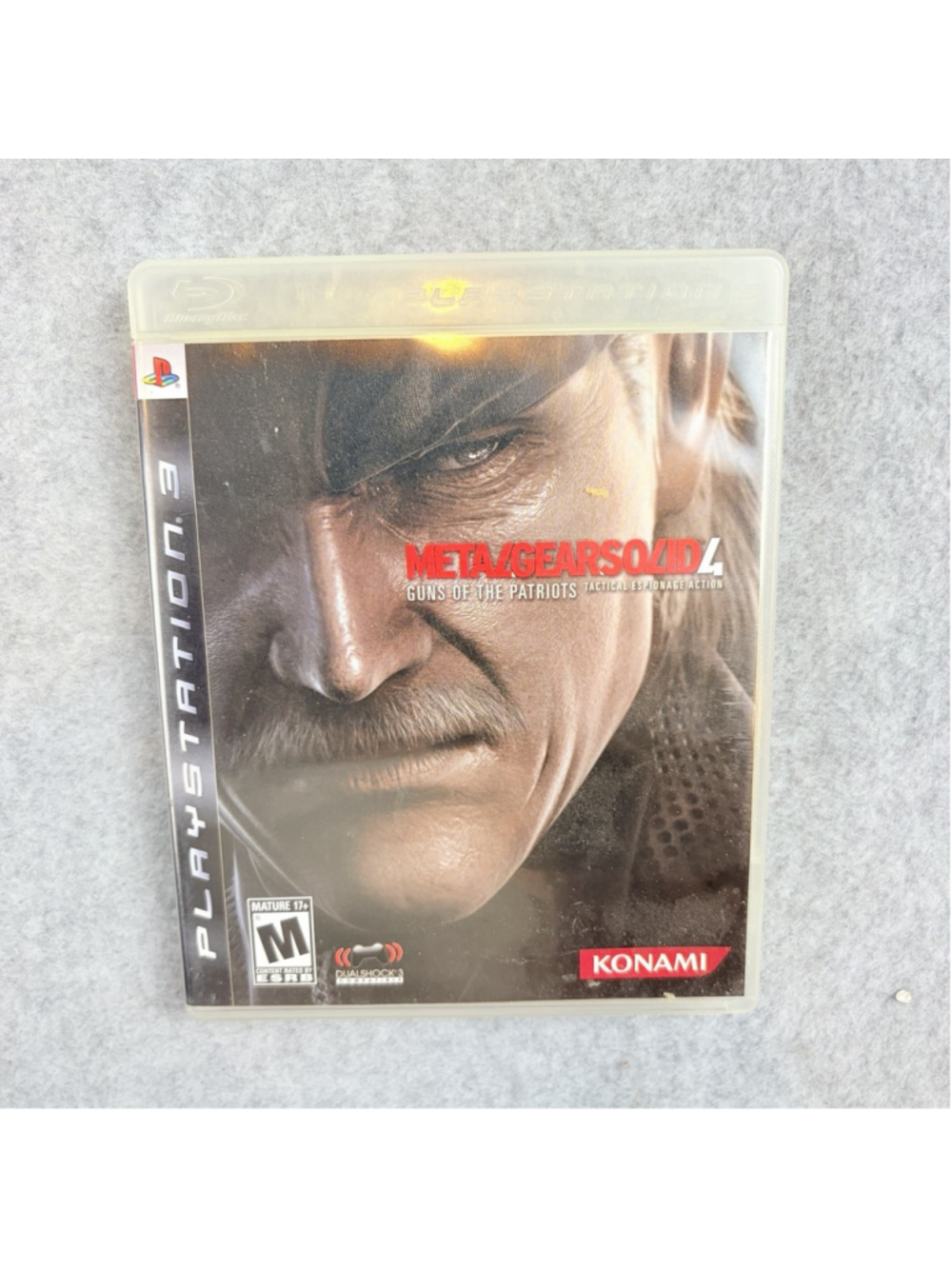 Metal Gear Solid 4 Guns of the Patriots Sony PlayStation 3 PS3, TESTED & WORKING